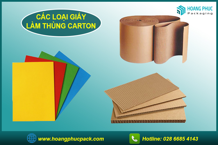 Các loại giấy làm thùng carton